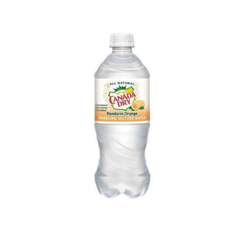 NA Seltzer 20oz Canada Dry Mandarin Orange