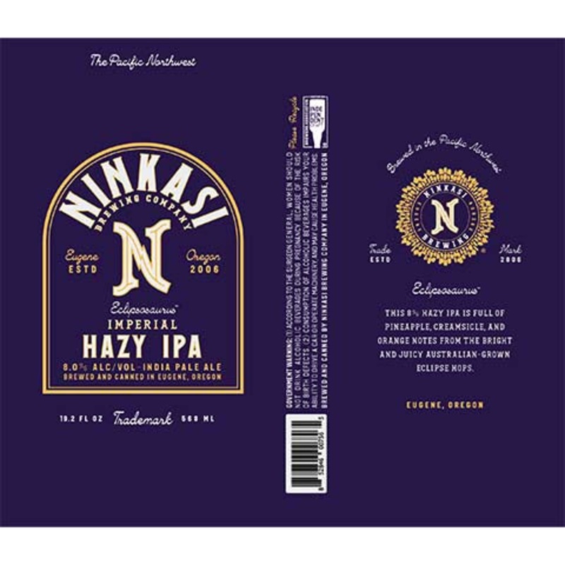 Ninkasi Eclipsosaurus Imperial Hazy IPA 19.2OZ CAN