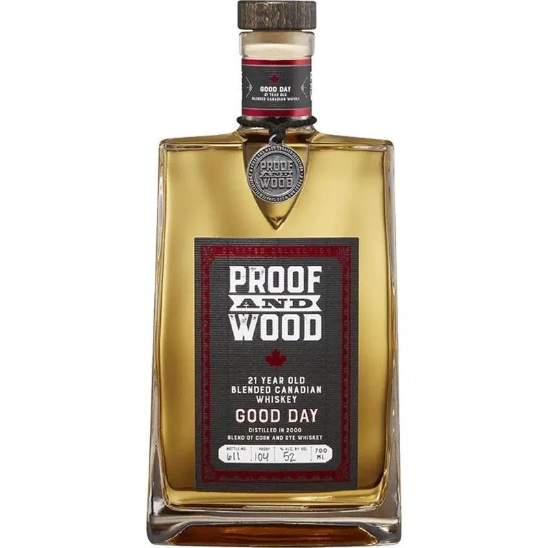 Proof and Wood ‘Good Day’ 21 Year Old Blended Canadian Whiskey 750ML BTL