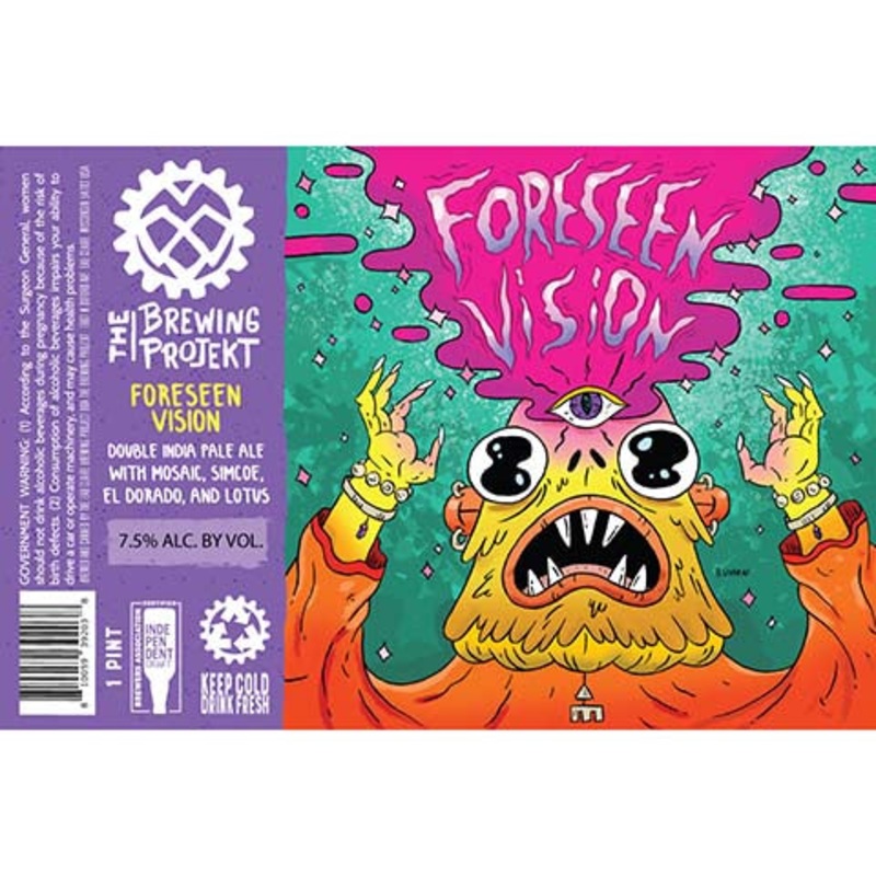The Brewing Projekt Foreseen Vision DIPA 16OZ SINGLE CAN