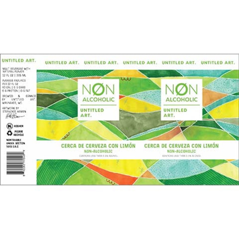 Untitled Art Cerca De Cerveza Con Limon (Non-Alcoholic) 12OZ SINGLE CAN