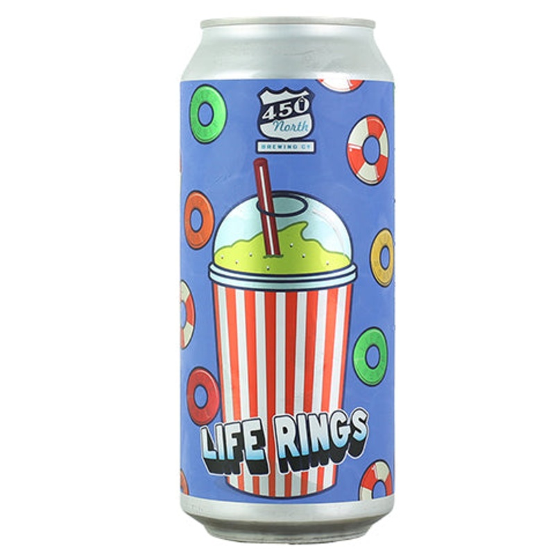 450 North Life Rings Slushy XL Sour 16OZ SINGLE CAN