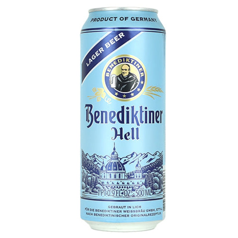 Benediktiner Hell Lager 500ML CAN