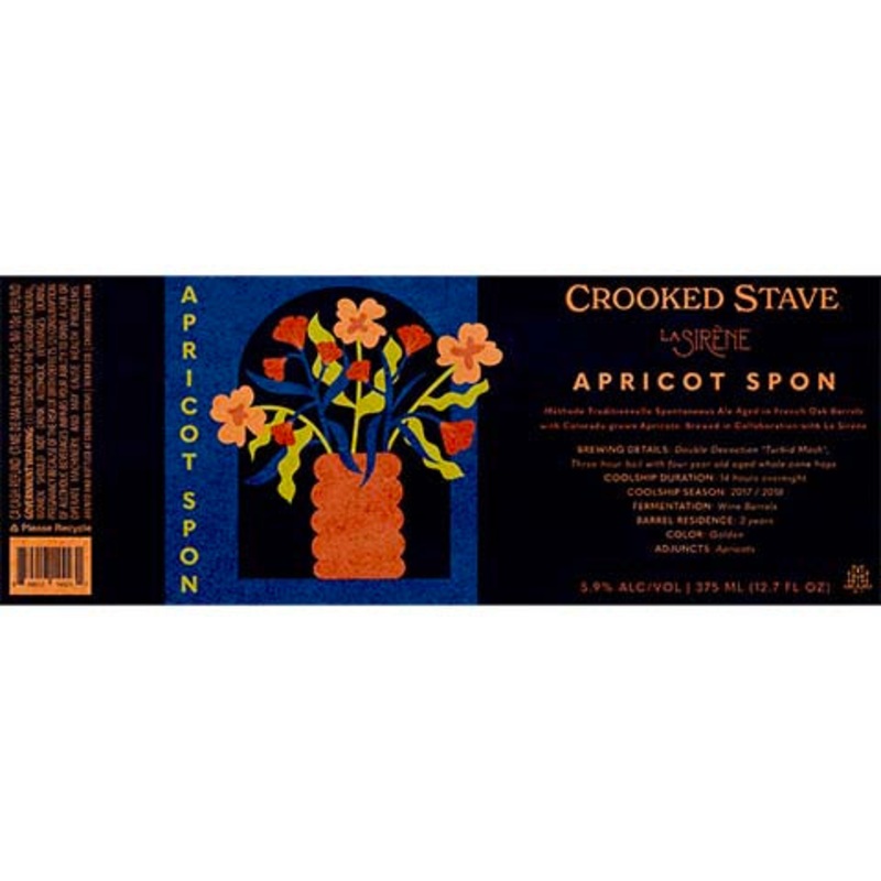 Crooked Stave Apricot Spon 375ML BTL