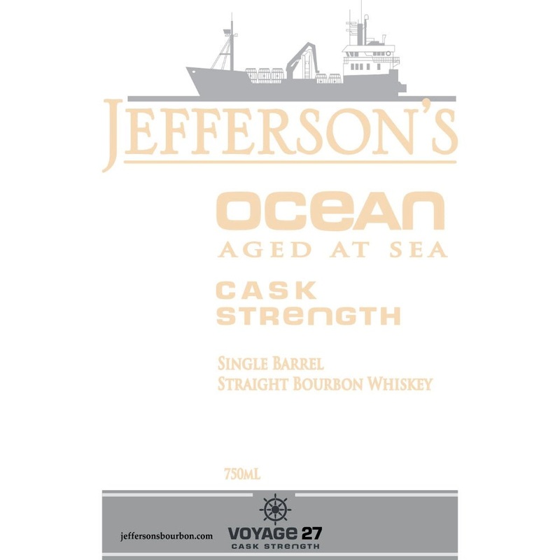 Jeffersons Ocean Aged At Sea Voyage 27 Cask Strength Bourbon
