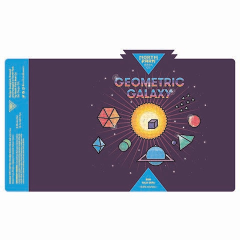 North Park Geometric Galaxy DDH Hazy DIPA 16OZ SINGLE CAN