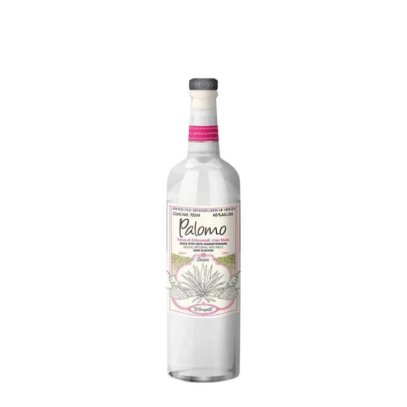 Palomo Mezcal Artesanal Con Mole Mezcal Maguey/Espadin 46%ALC 700mL Bottle