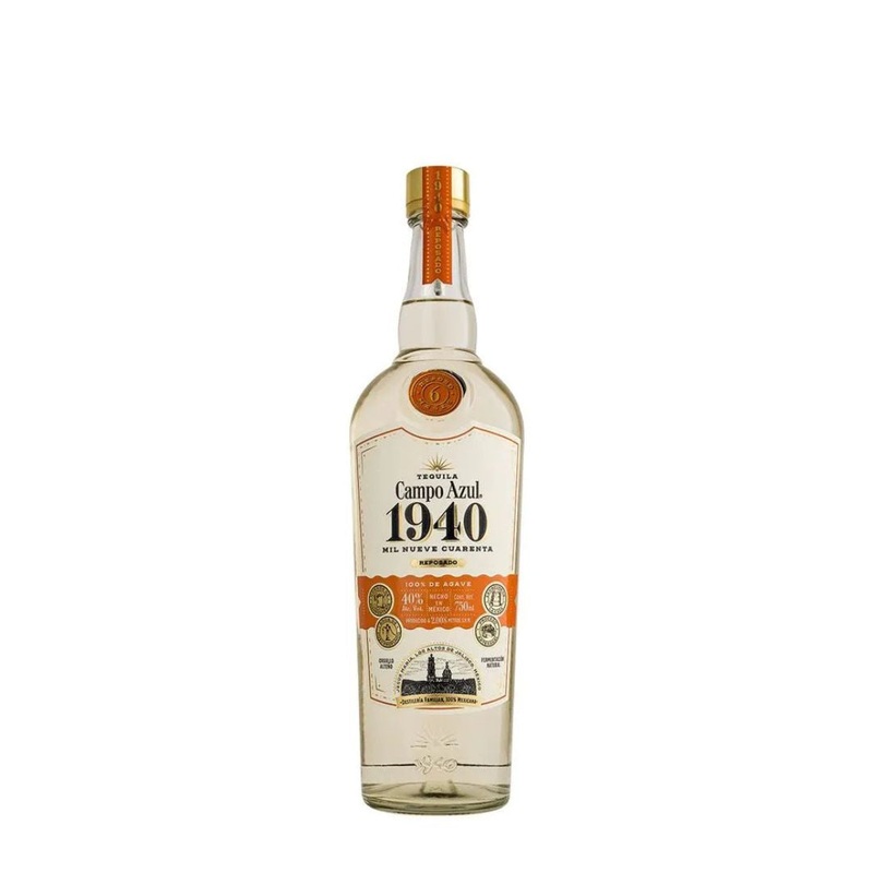 Tequila 1940 Casa Campo Azul Reposado Round 80 PF 750mL