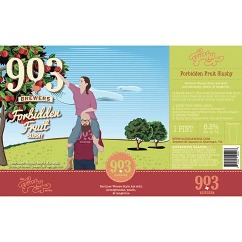 903 Brewers Forbidden Fruit Slushy Berliner Weisse Ale 16OZ SINGLE CAN