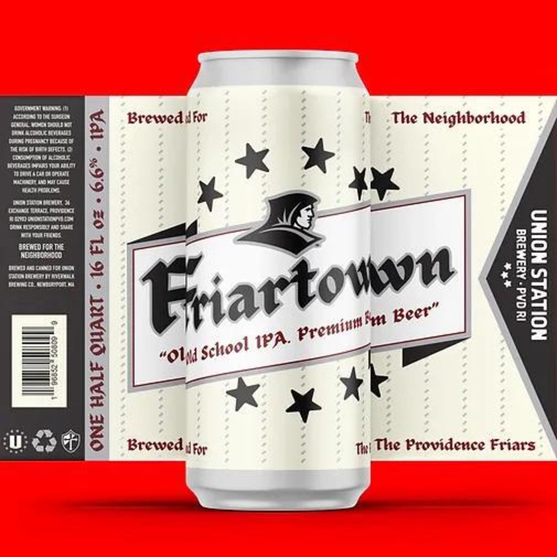 Beer RI Union Station 4pk Friartown Old School 02850
