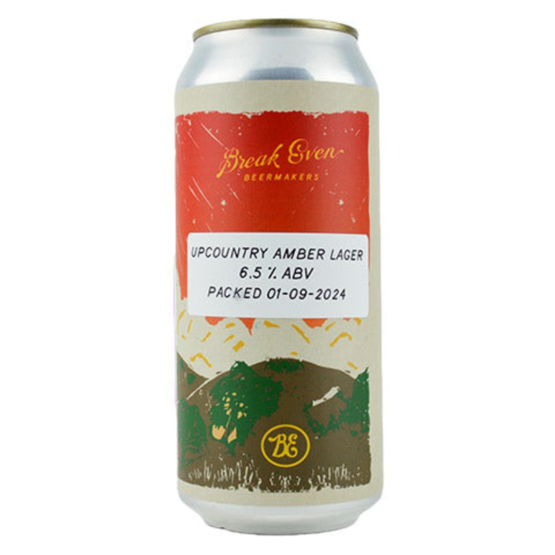 Break Even Upcountry Lager 16OZ SINGLE CAN