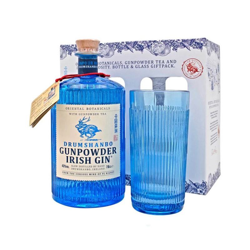 DRUMSHANBO GUNPOWDER IRISH GIN GLASS PACK 750ML @ Southgate [1038812] 750 ml