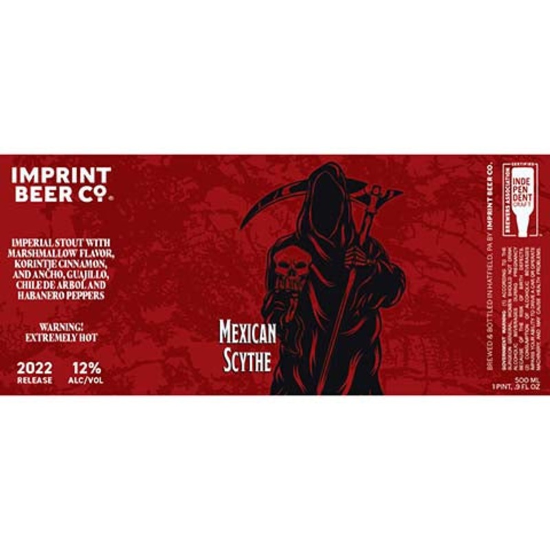 Imprint Beer Mexican Scythe Imperial Stout 16OZ SINGLE CAN