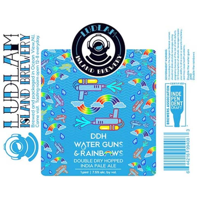 Ludlam DDH Water Guns & Rainbows IPA 16OZ SINGLE CAN