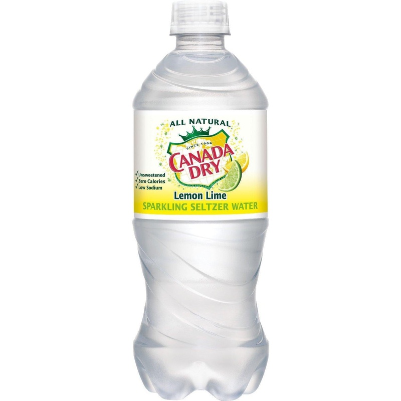 NA Seltzer 20oz Canada Dry Lemon Lime 128078