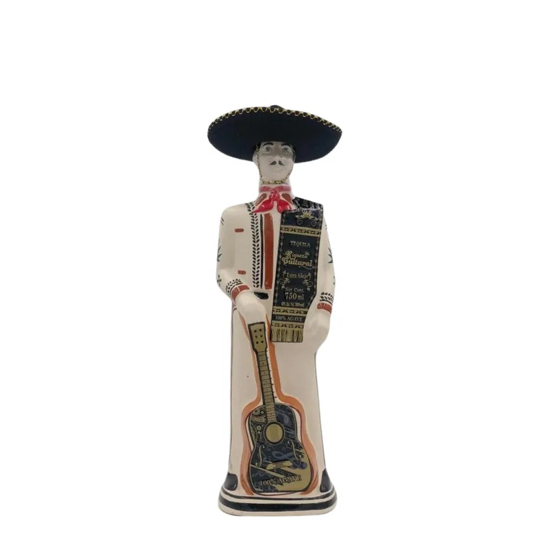 Riqueza Cultural Anejo Charra Ceramica Tequila 750mL