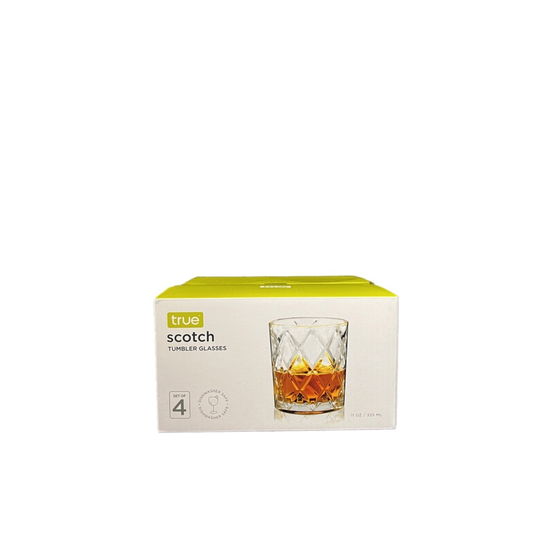 True Scotch Tumbler Glass 4PK