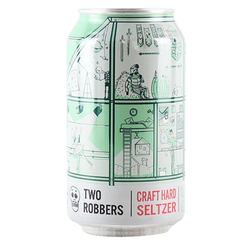 Two Robbers Watermelon And Cucumber Seltzer 12OZ SINGLE CAN