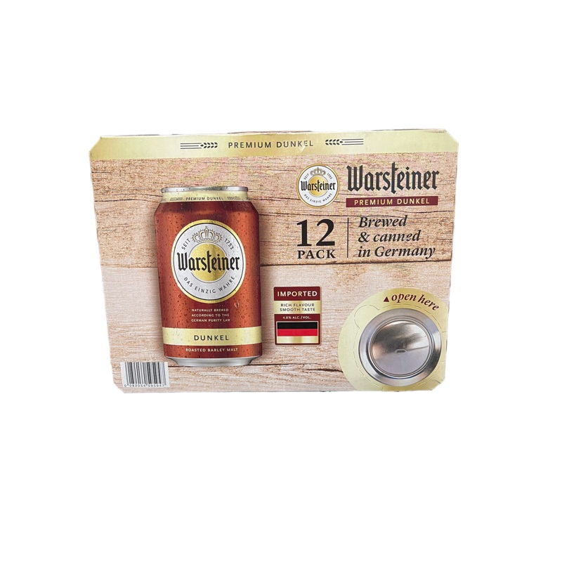 Warsteiner Dunkel 12 Pack Cans