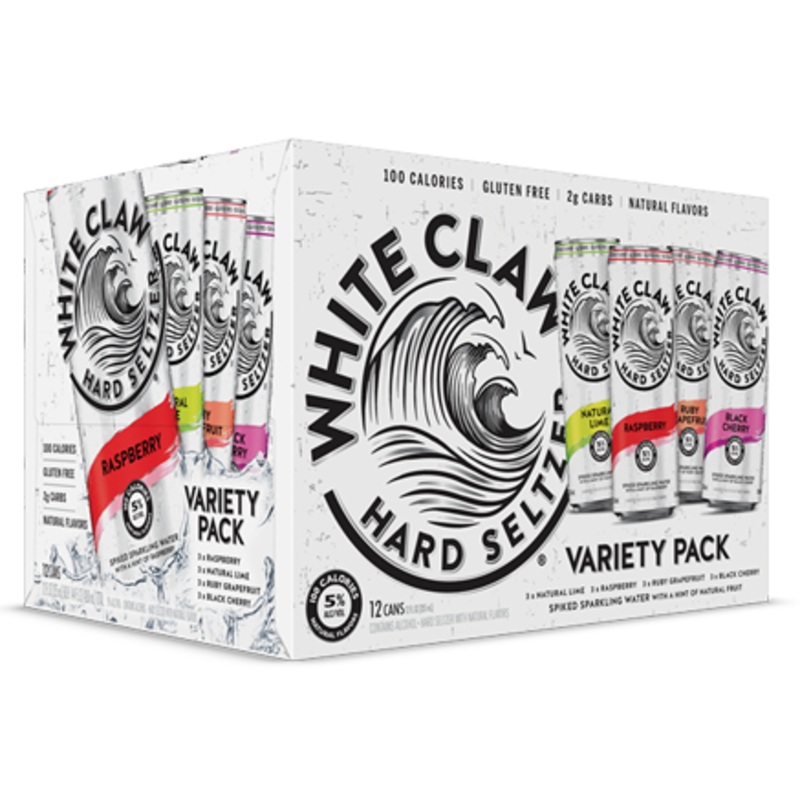 White Claw Variety Pack 24 – 12oz Cans, 12 Pack