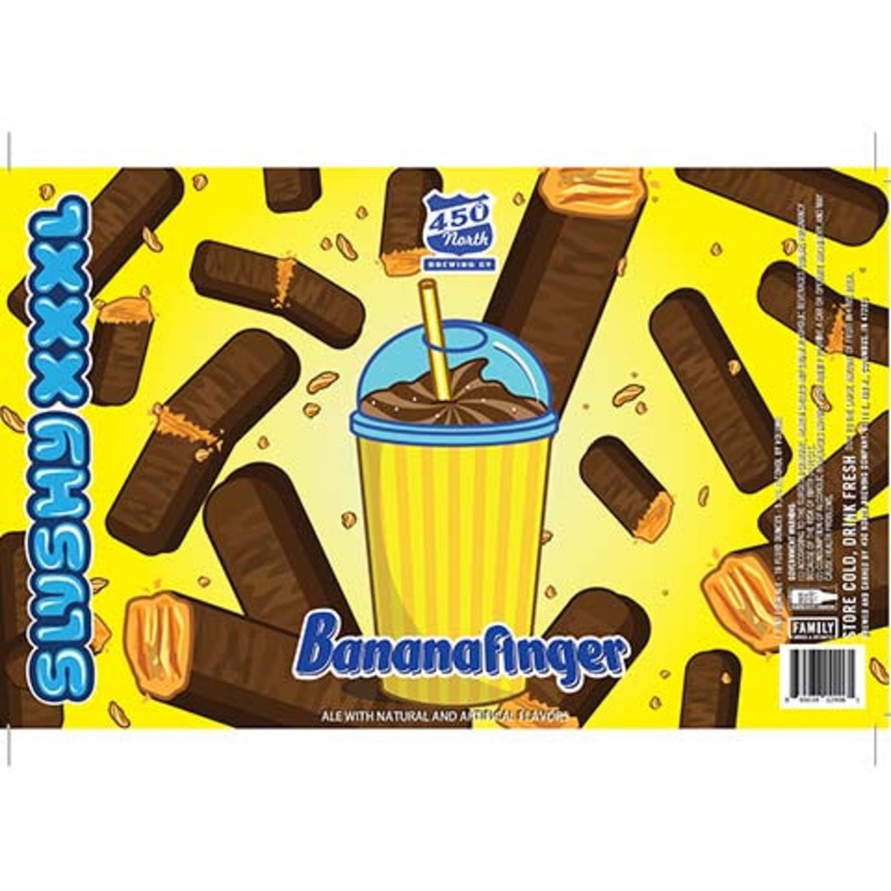 450 North Slushy XXXL Bananafinger Sour 16OZ SINGLE CAN