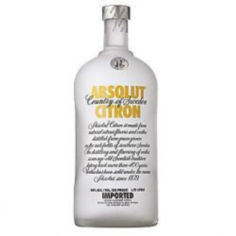 Absolut Vodka Citron 80