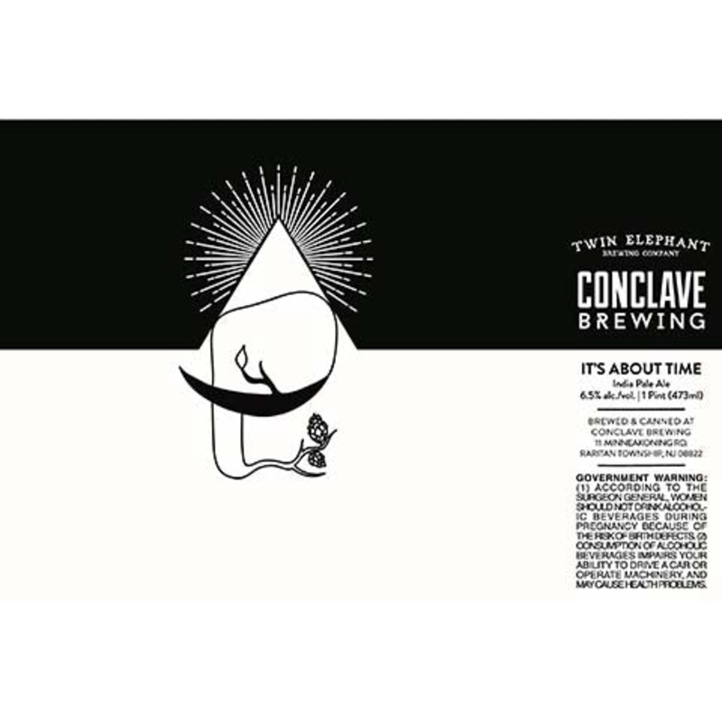 Conclave It’s About Time IPA 16OZ SINGLE CAN