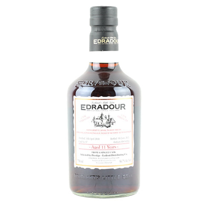 Edradour 11yr Sherry Cask Matured Single Malt Scotch Whisky 750ML BTL