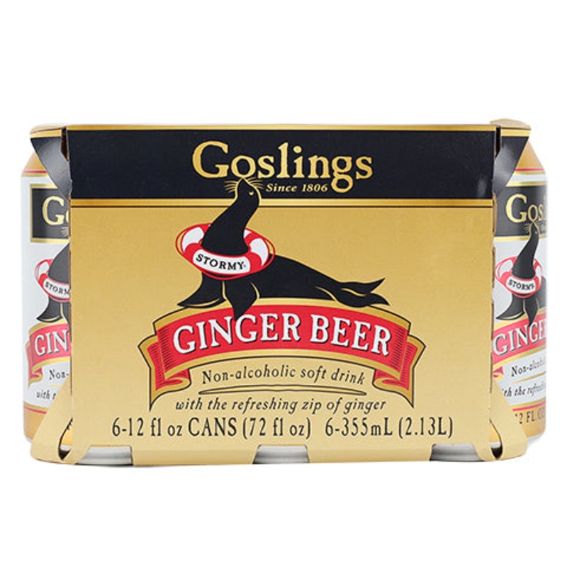 Gosling’s Non Alcoholic Ginger Beer 6PK 12OZ CAN