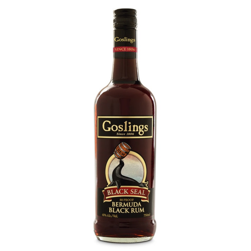 GOSLINGS BLACK RUM BLACK SEAL 80 750ML 750ML