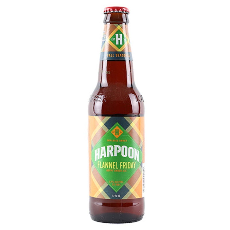 Harpoon Flannel Friday Hoppy Amber Ale 12OZ SINGLE BTL