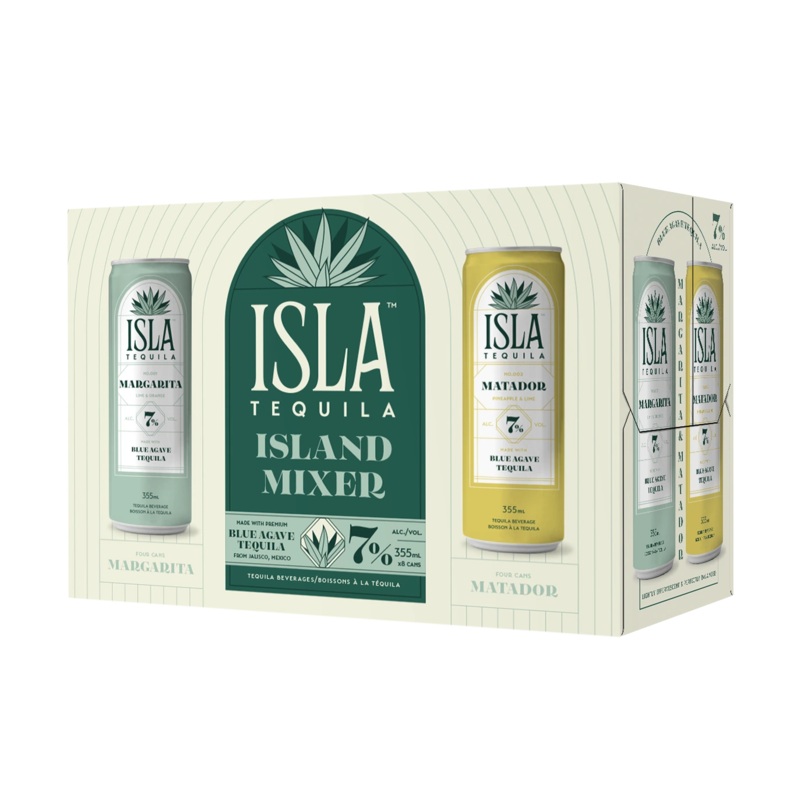 ISLA TEQUILA ISLAND MIX PACK 355ML 8PK CAN @ Red Deer [1053250] 2840 ml
