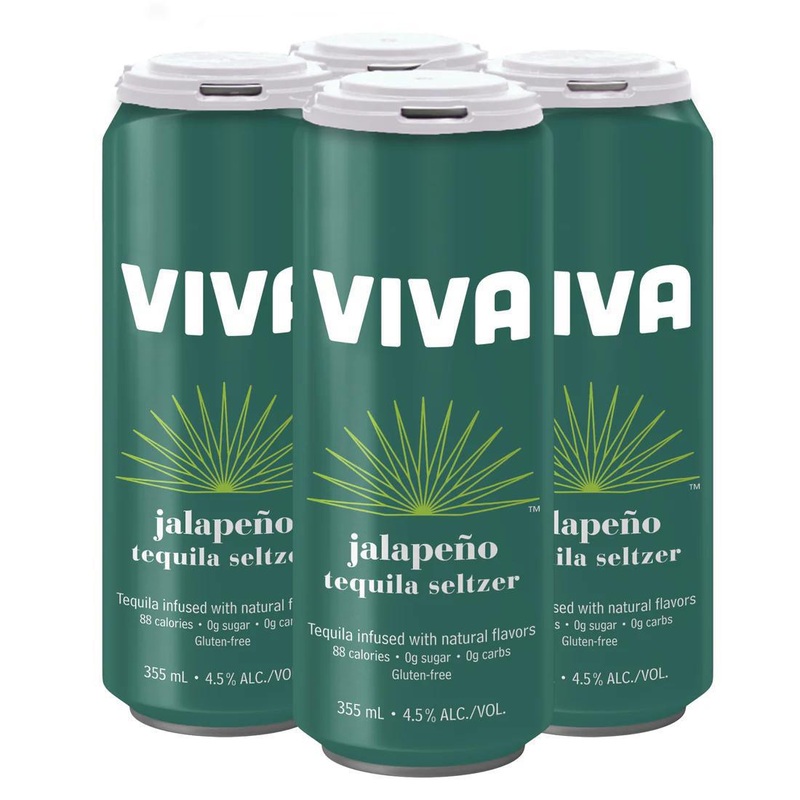 Seltzer Viva Tequila 4pk Jalapeno 200276