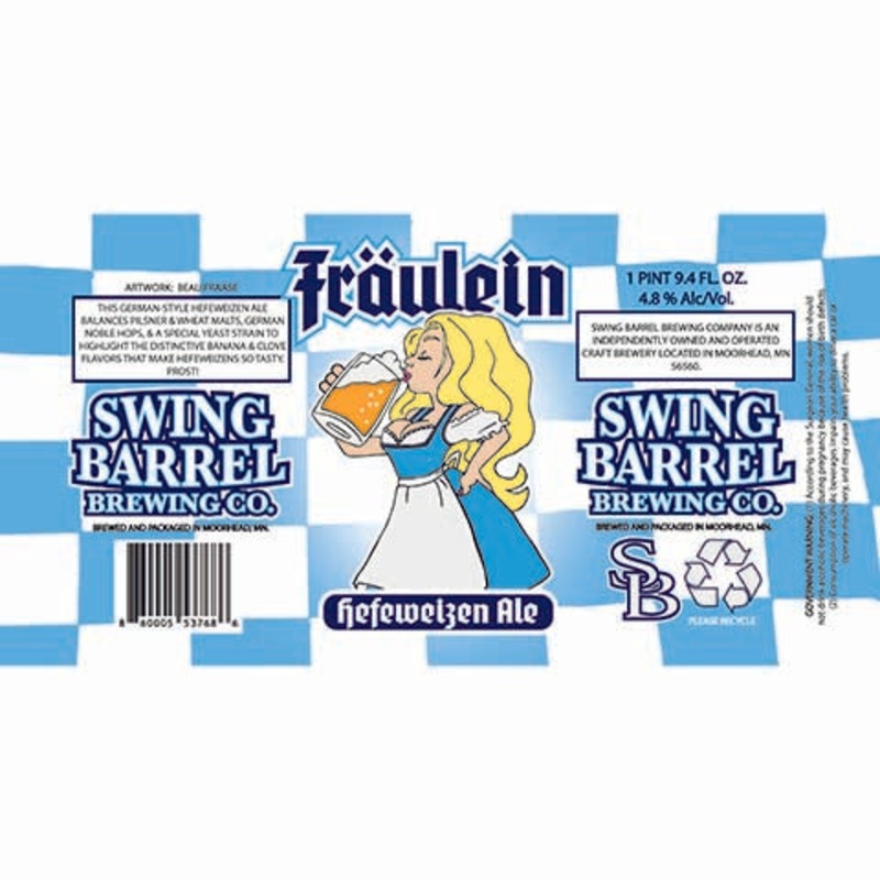 Swing Barrel Fraulein – German Hefeweizen 750ML BTL