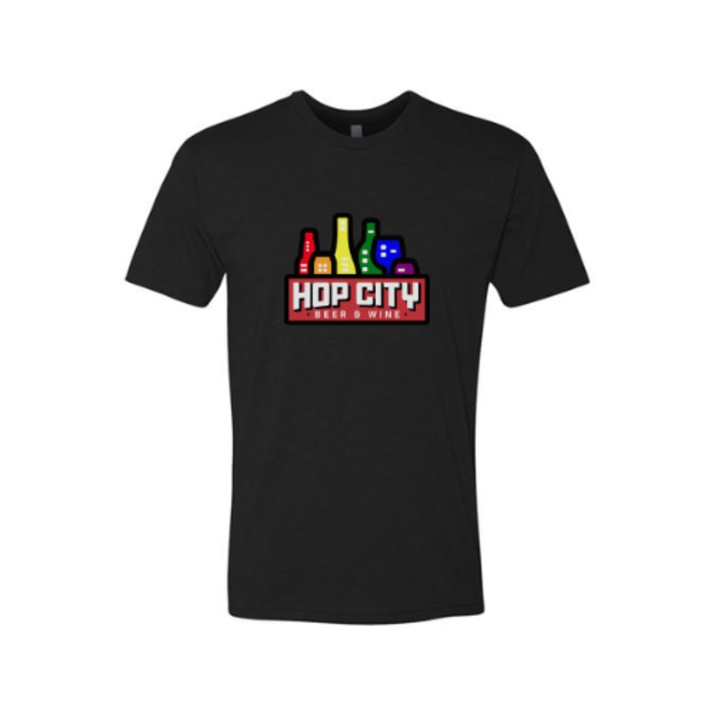 T-Shirt – Hop City Logo in Pride Colors Medium