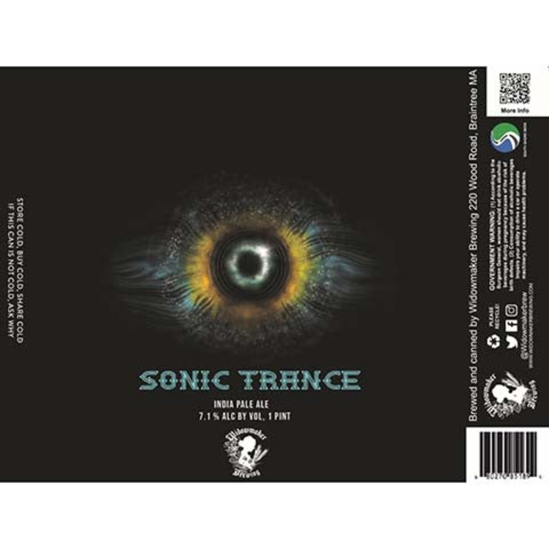 Widowmaker Sonic Trance IPA 16OZ SINGLE CAN