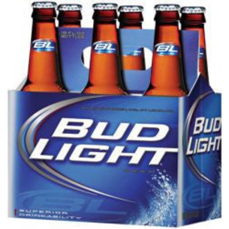 Bud Light 12 Oz 6 Pk Bottles