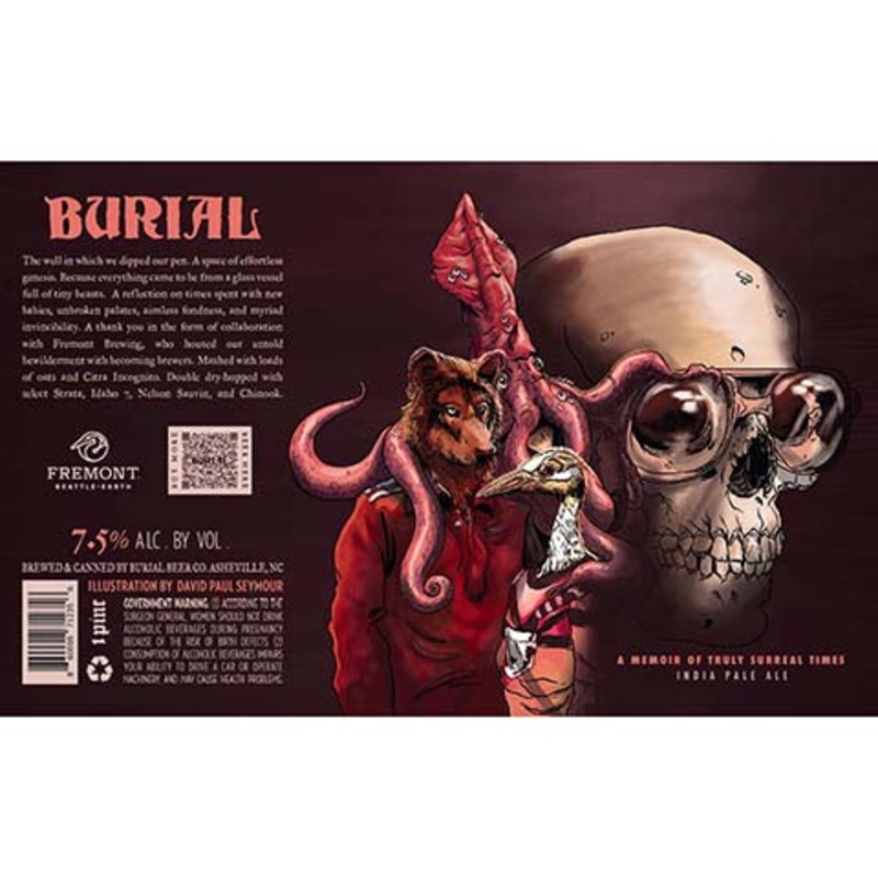 Burial A Memoir of Truly Surreal Times IPA 16OZ SINGLE CAN