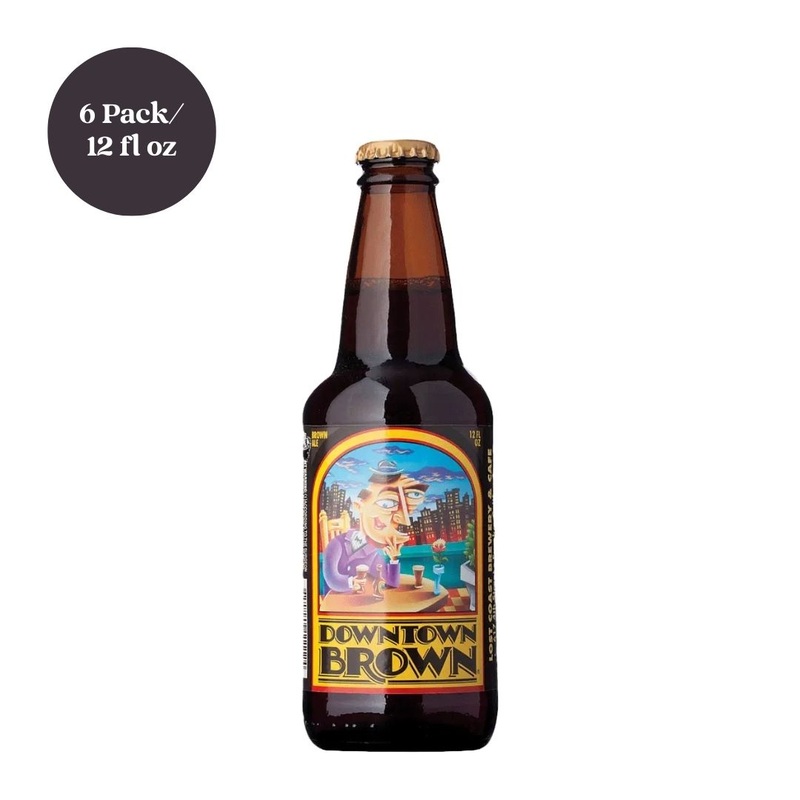 Lost Coast Brewery Downtown Brown Ale  6pk 12 fl oz