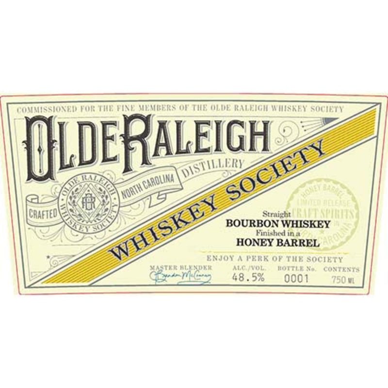 Olde Raleigh Honey Barrel Straight Bourbon Whiskey 750ML BTL