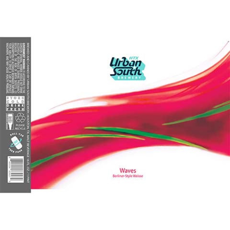 Urban South Waves Berliner Weisse Ale 16OZ SINGLE CAN