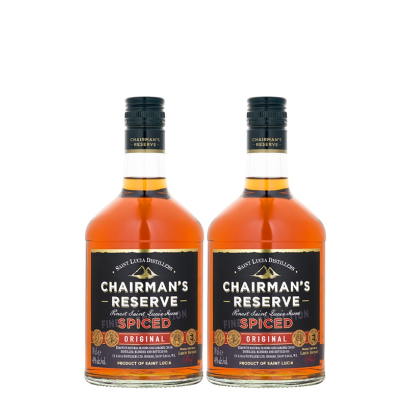 2x Chairman’s Reserve Spiced Rum 700ml