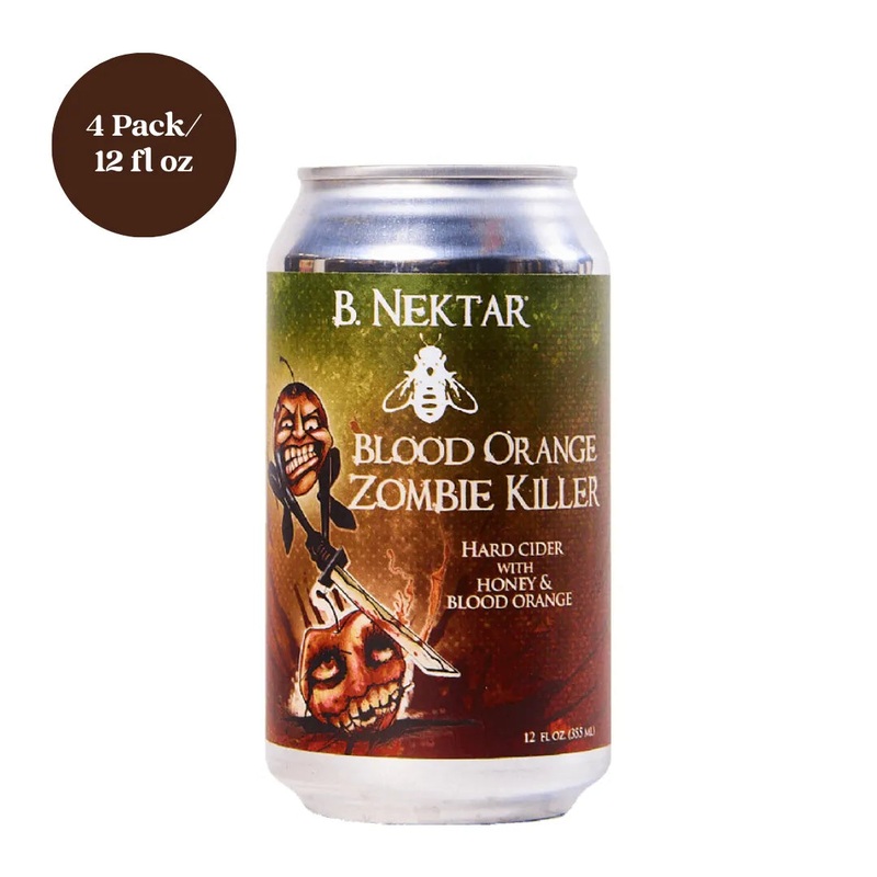 B. Nektar Blood Orange Zombie Killer Hard Cider 4pk 12 fl oz Cans