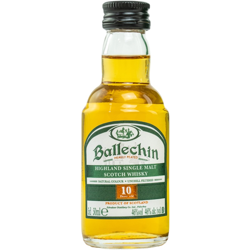Ballechin 10 Year Old Whisky 50ml Mini