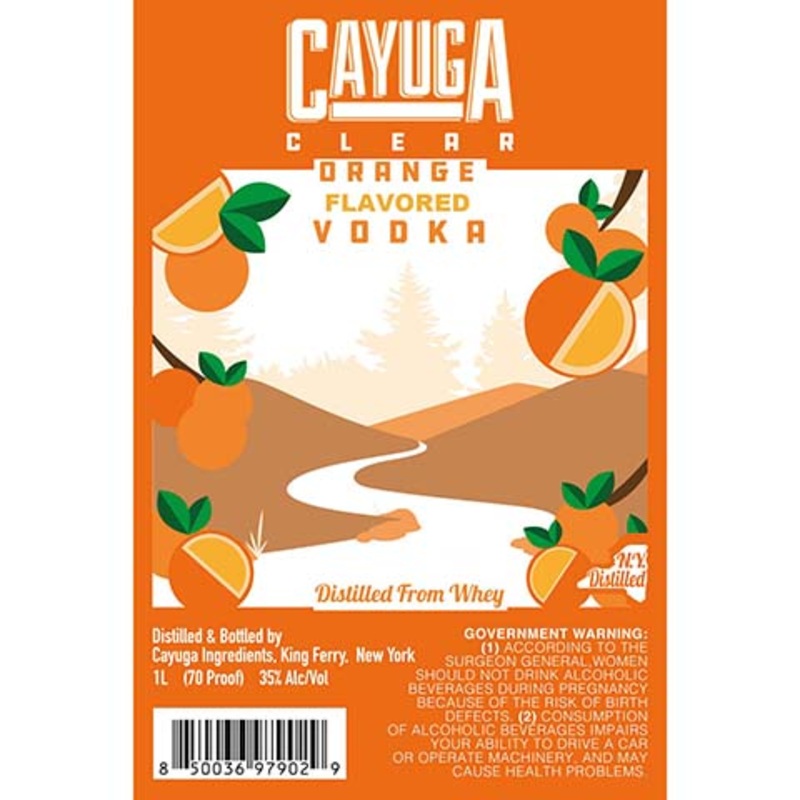 Cayuga Orange Vodka 1L BTL