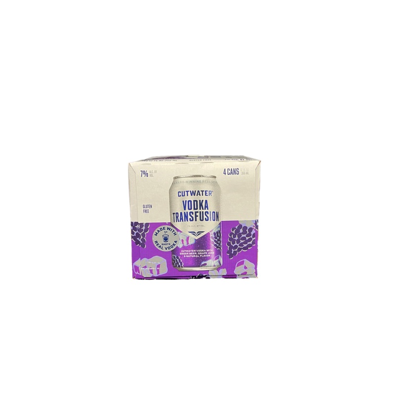 Cutwater Vodka Transfusion 4 Pack Cans