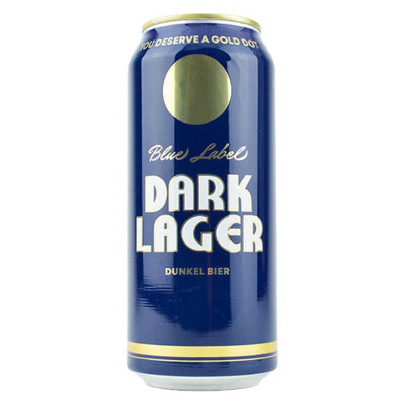 Gold Dot Blue Label Dark Lager 16OZ SINGLE CAN