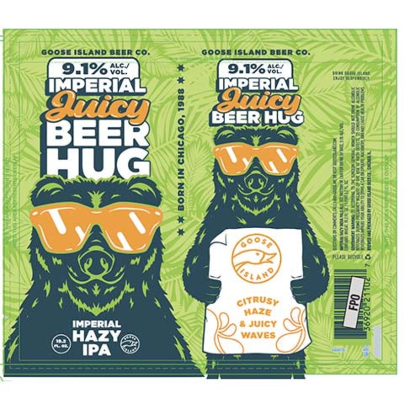 Goose Island Imperial Juicy Beer Hug Hazy IPA 19.2OZ SINGLE CAN