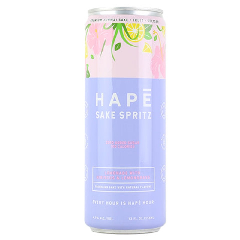 Hape Sake Spritz Lemonade with Hibiscus and Lemongrass Seltzer 12OZ SINGLE CAN