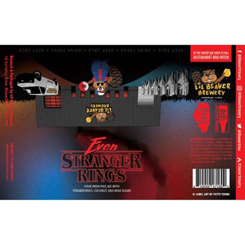 Lil Beaver Even Stranger Rings Sour IPA 16OZ SINGLE CAN